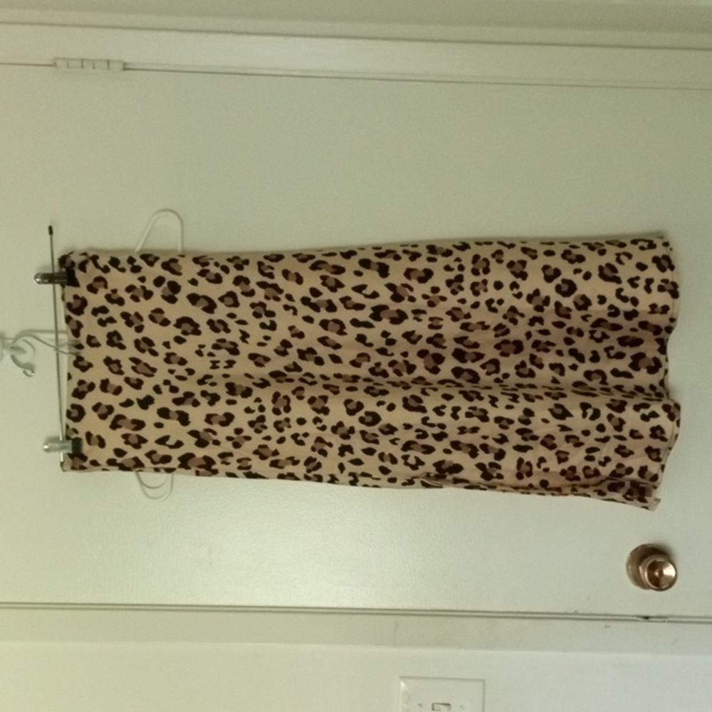Animal print skirt
